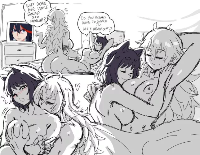 Yang and Blake ft Ryuko (lewdamone)