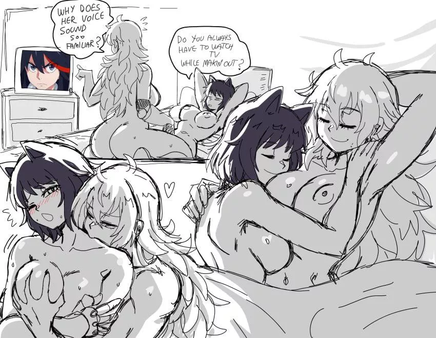 Yang and Blake ft Ryuko (lewdamone)
