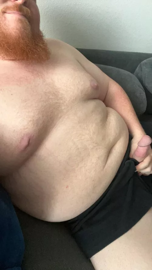 Are you sitting on daddy’s lap or face?