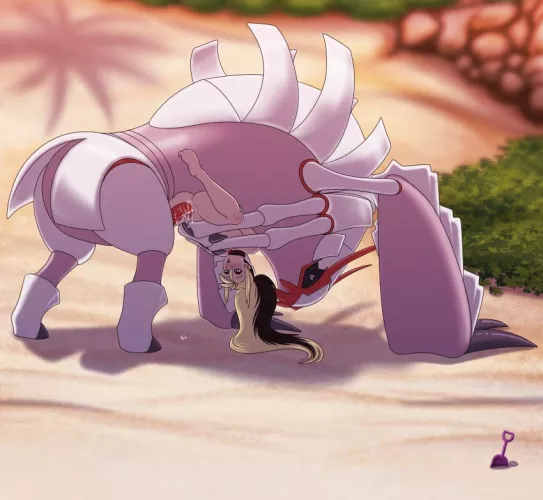 Beach day with golisopod! (feralcatalyst)