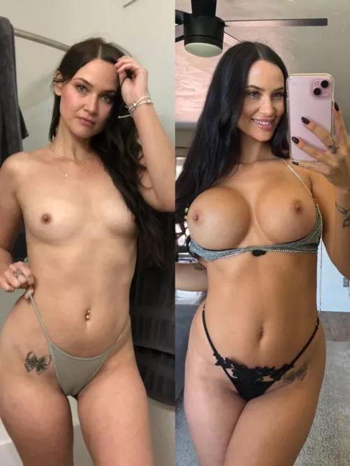 Do you think my new tits are as adorable as I do?