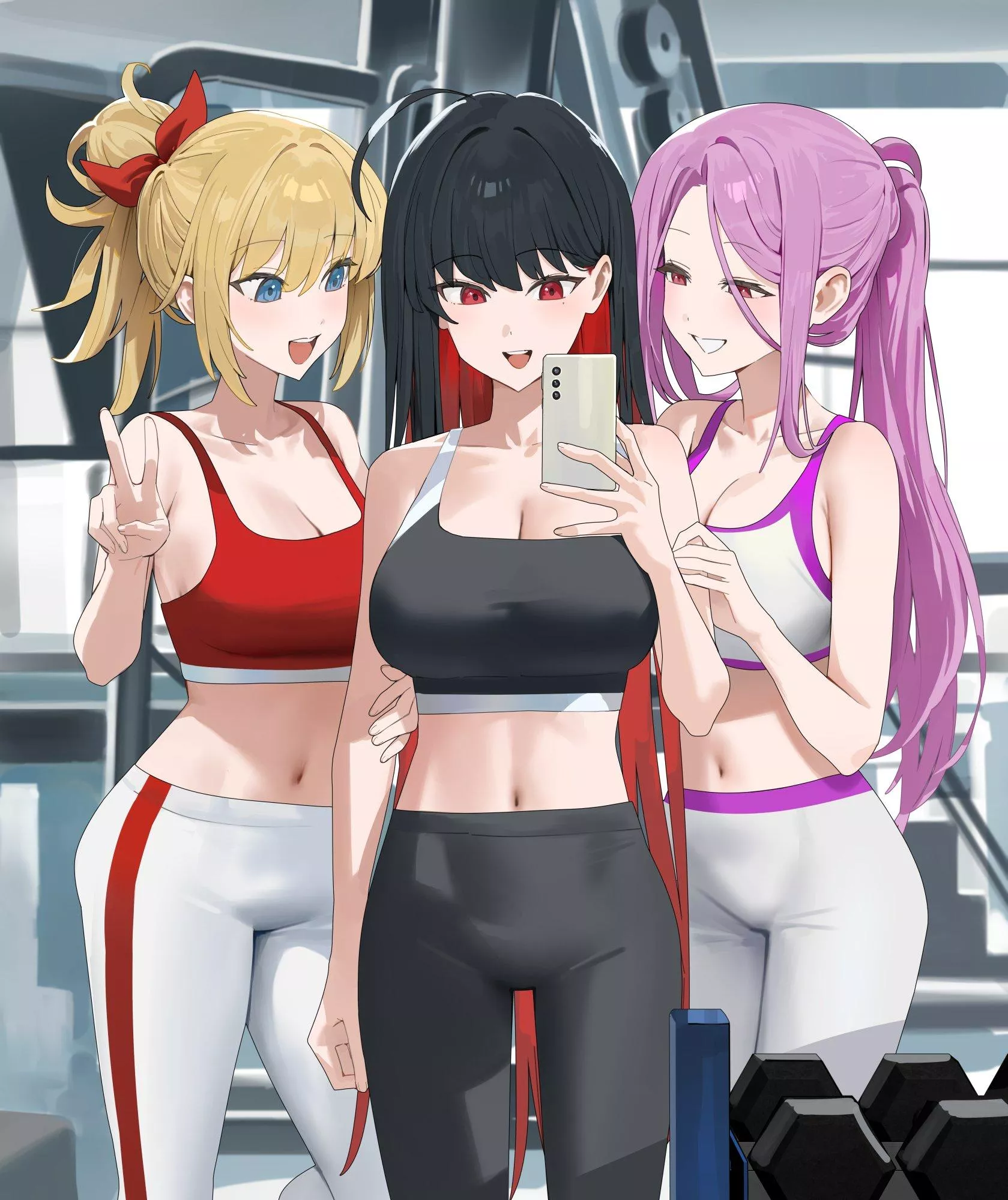 Group Photo at the Gym 