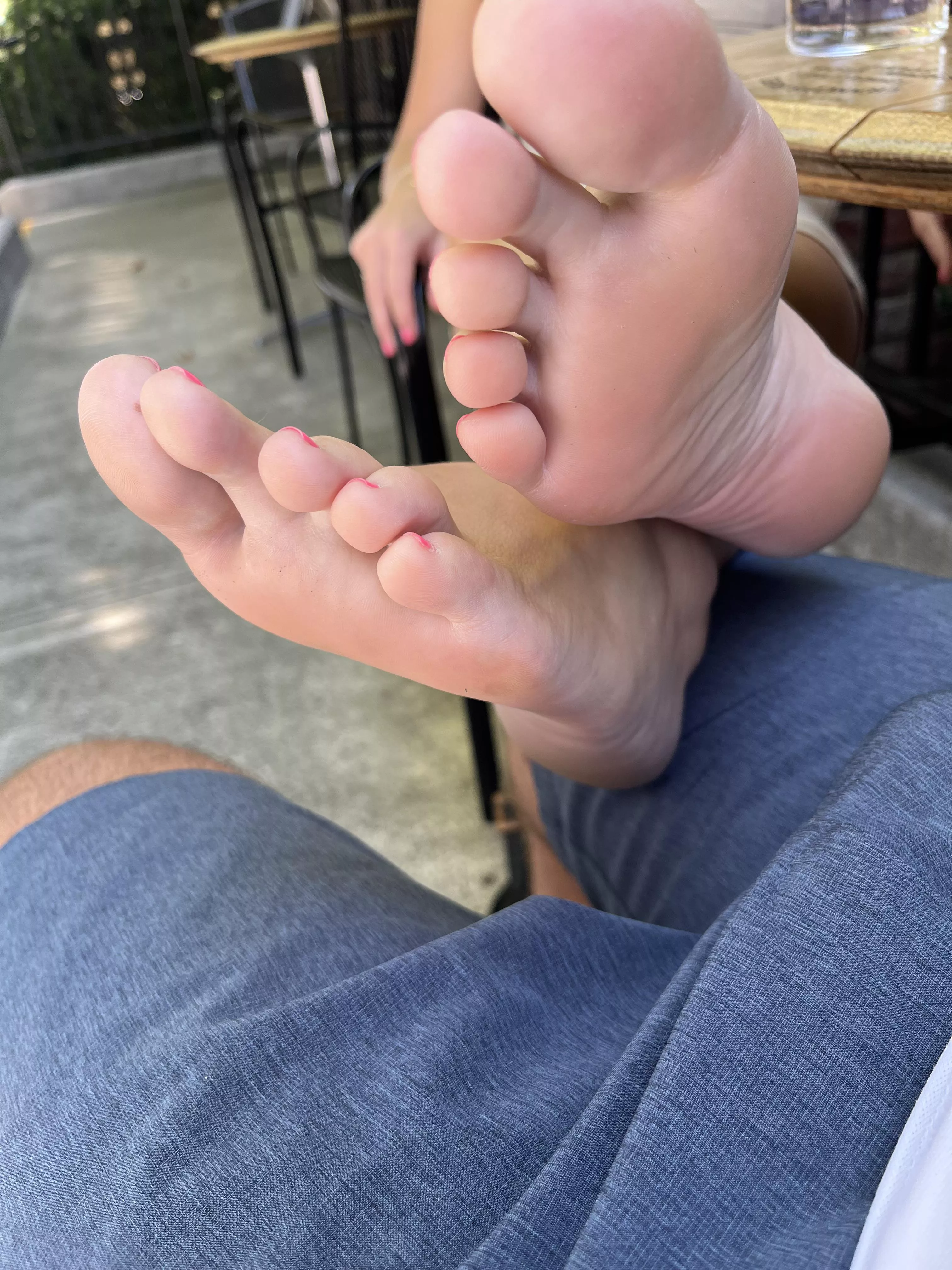 He wanted them in his lap at a winery to show me off.