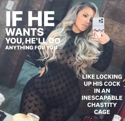 He will do anything to please her 🔐