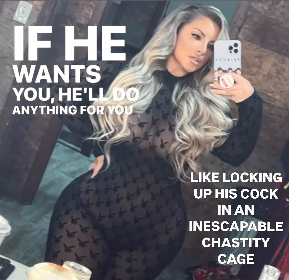 He will do anything to please her 🔐