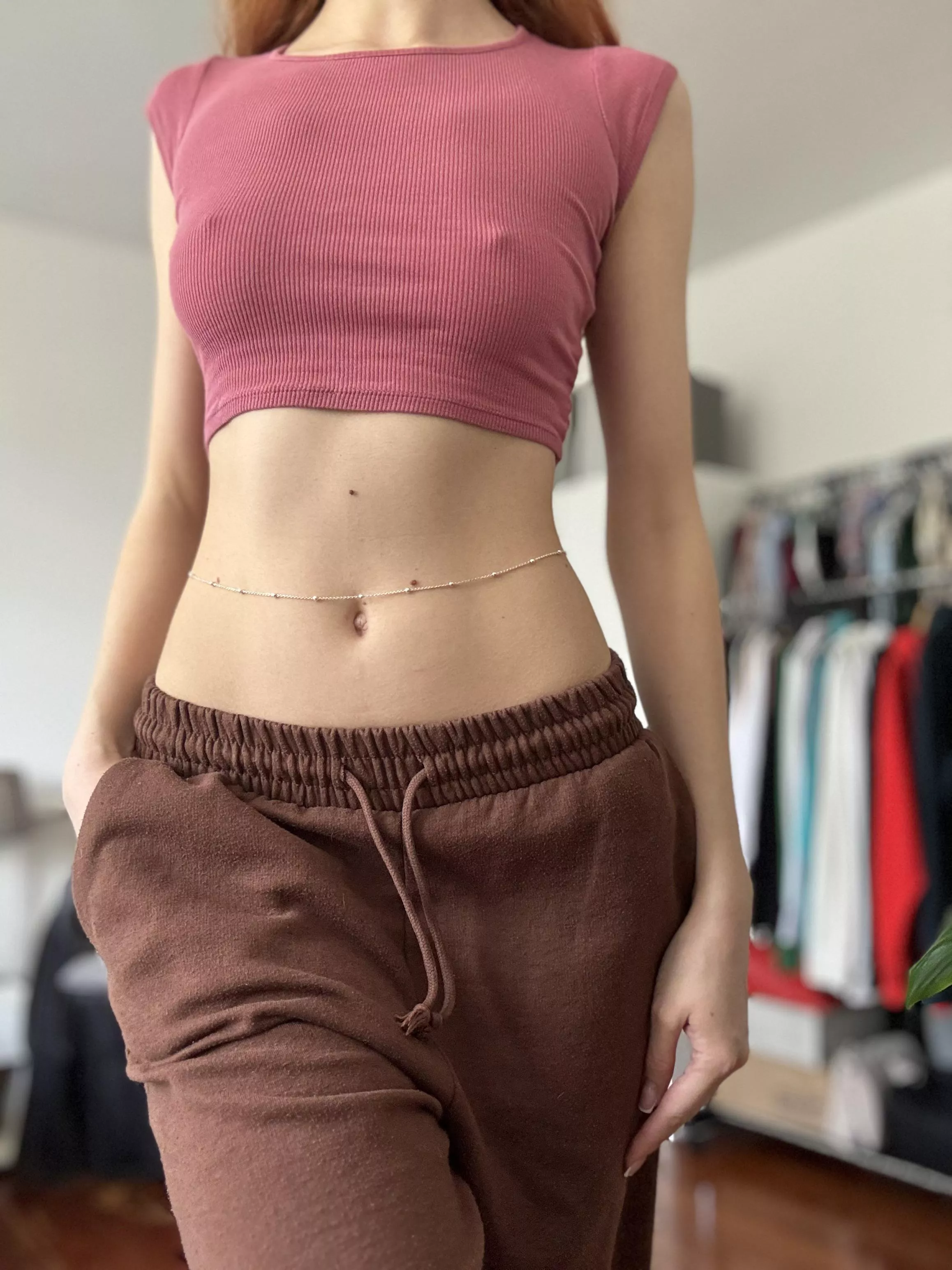 I always ‘forget’ to put a bra on