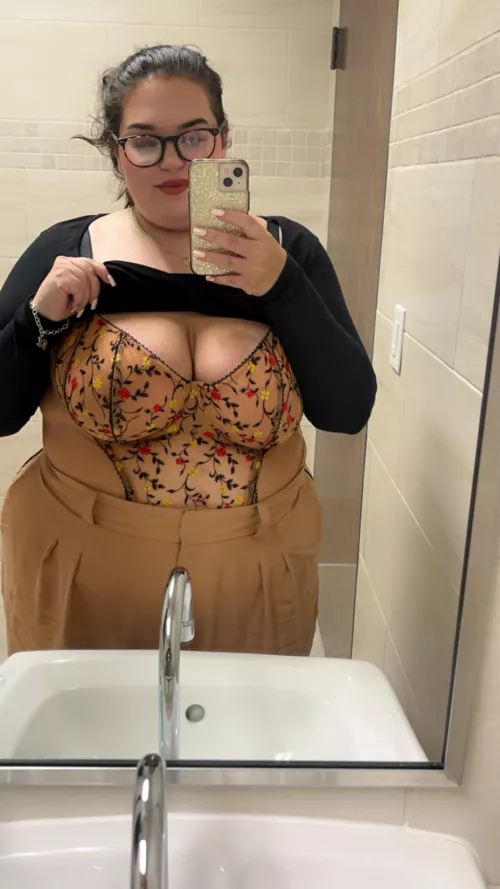 I think this technically is considered work appropriate