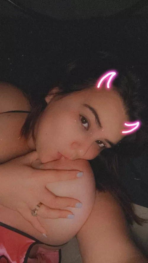 I’ll suck one and you suck the other? 😋