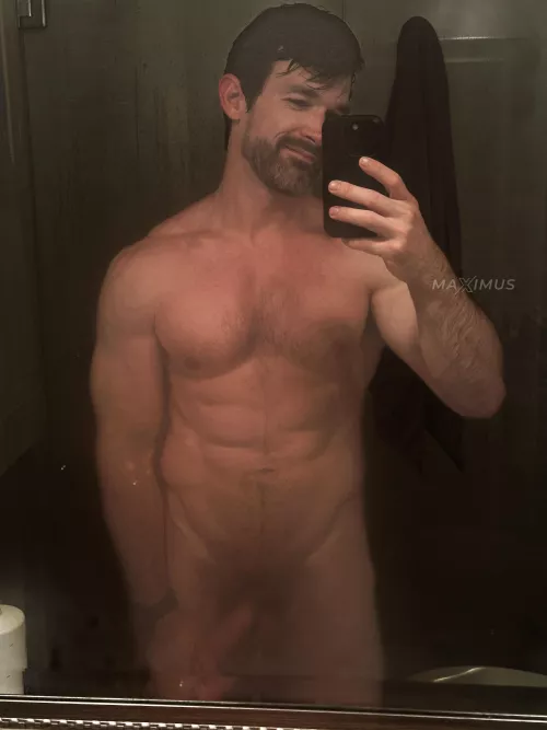 It’s getting steamy in here. What would you write on my mirror for me to see after the shower?