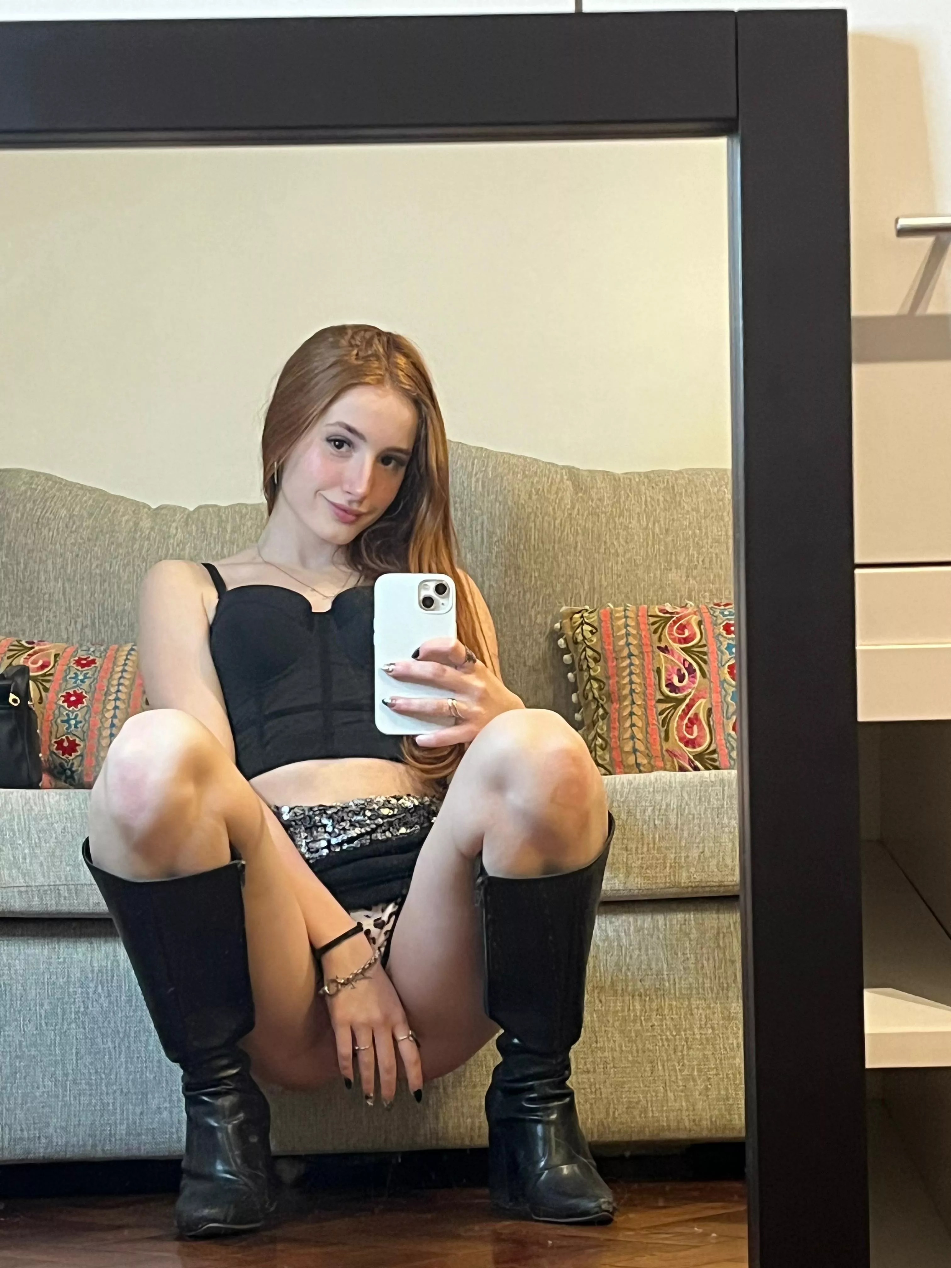 Just a tiny redhead.