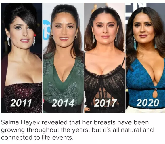 Like a fine wine! Salma Hayek 
