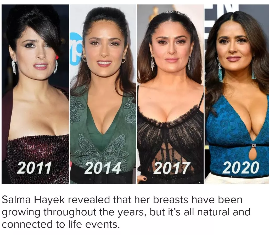 Like a fine wine! Salma Hayek 