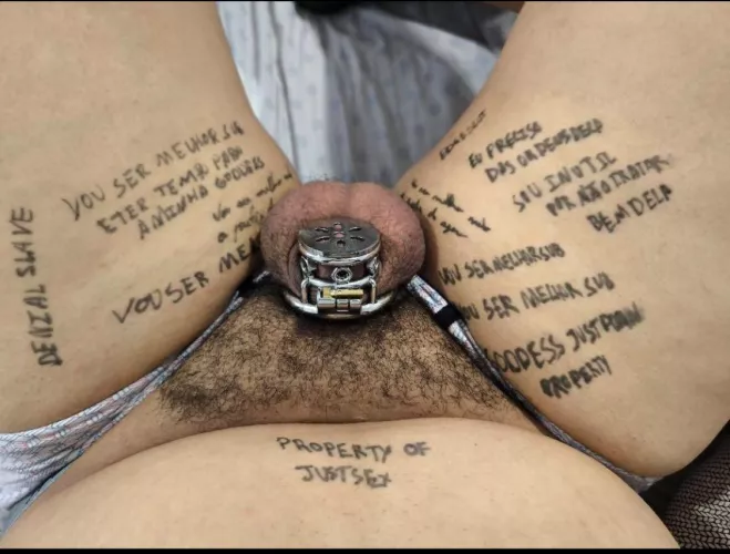 My sub got a punishment