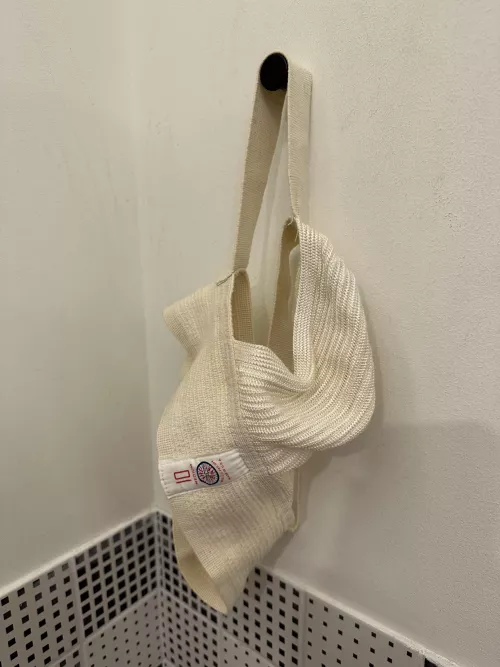 My sweaty vintage jockstrap hanging in locker room