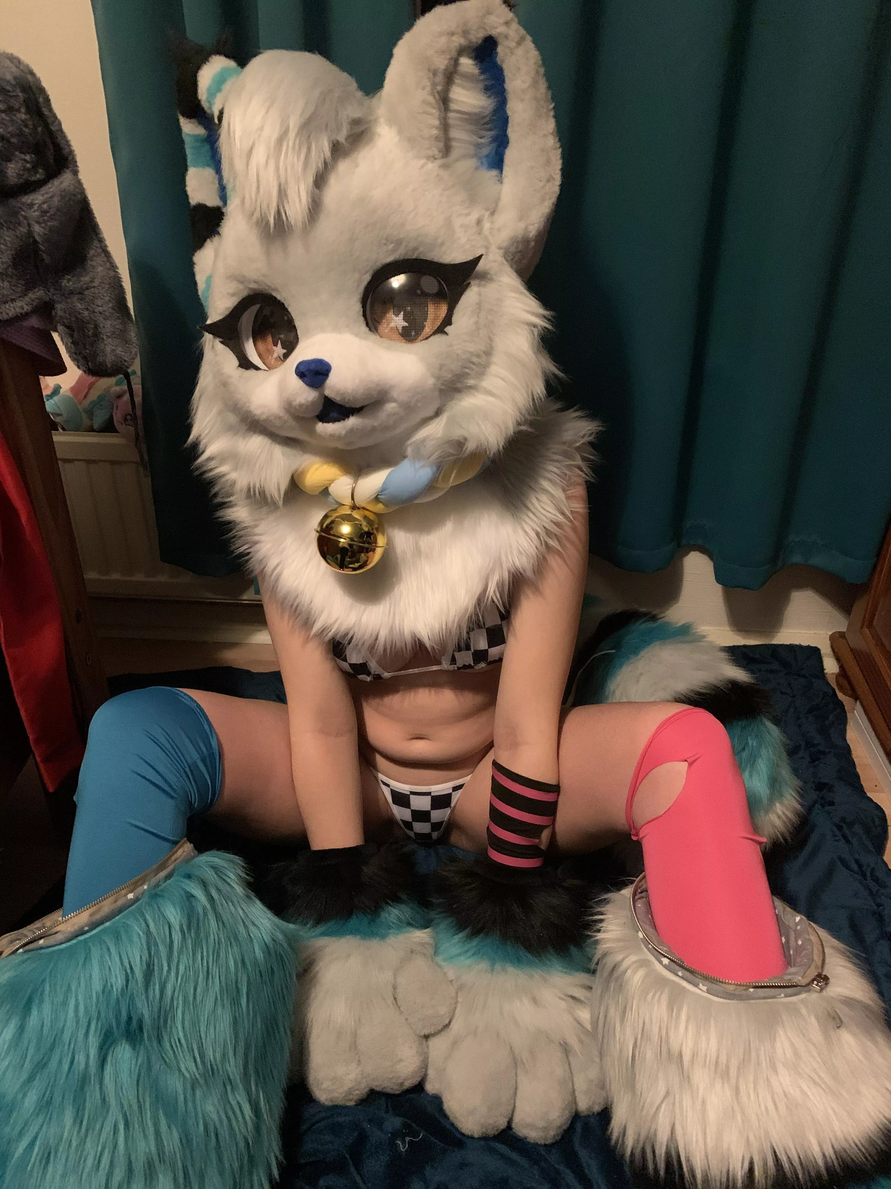 Naughty Ibuki Mioda Partial Fursuit Cosplay