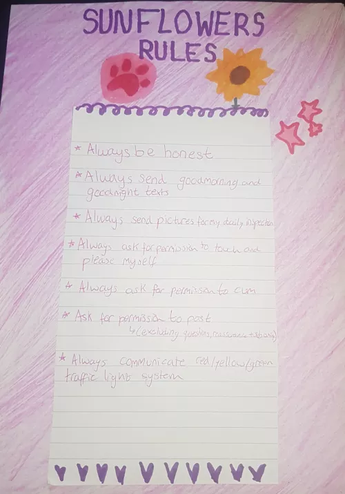 new rules with daddy!:)