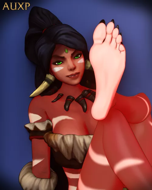 Nidalee (League of Legends) [Artist: AUXP]