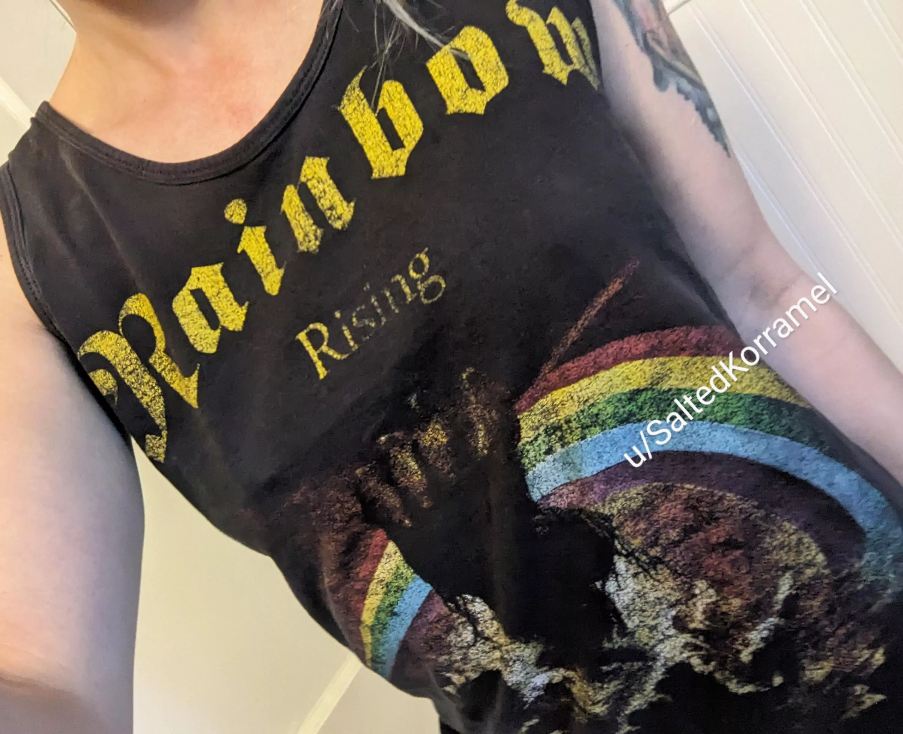 Pulling out the band shirt today