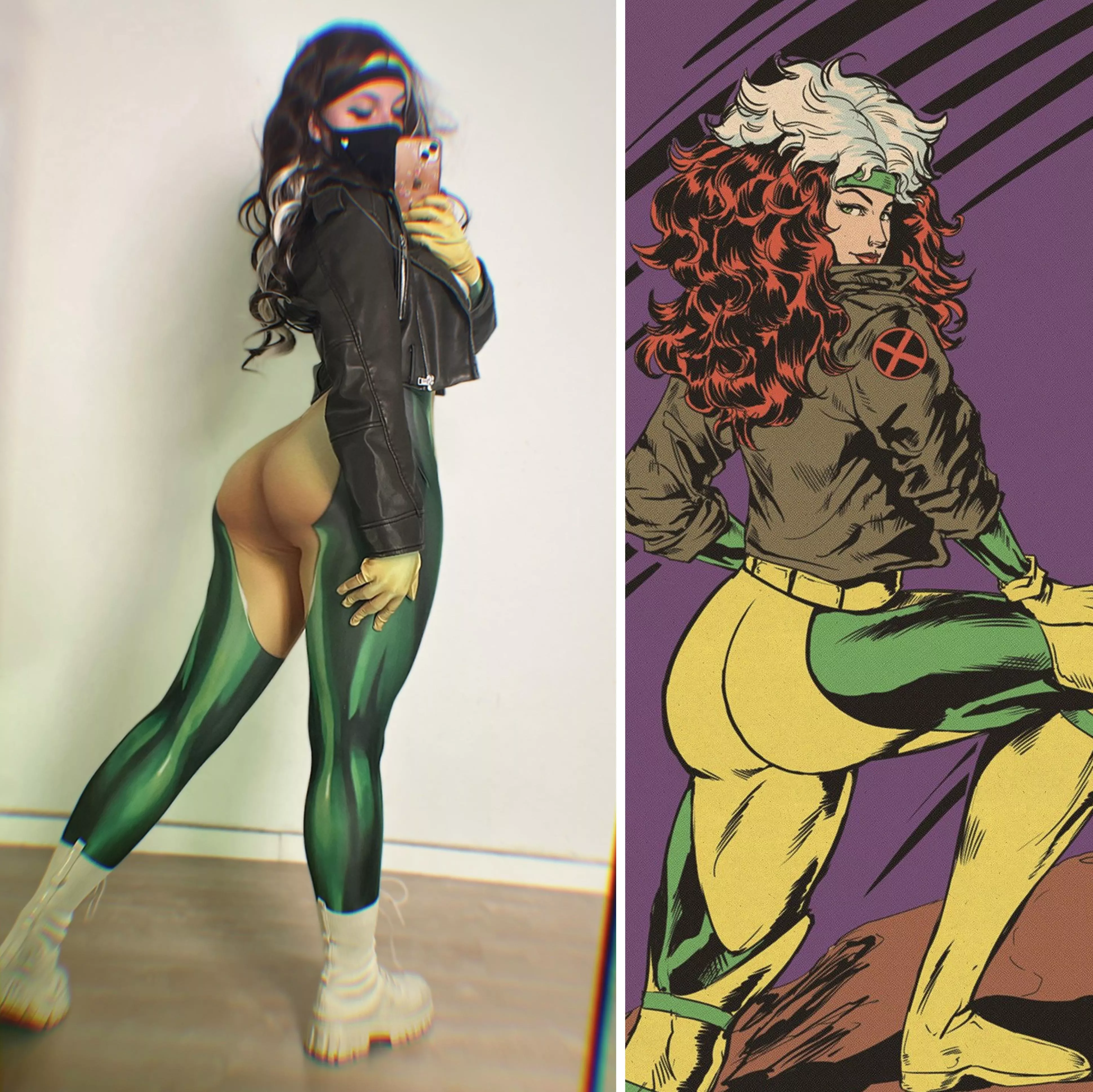 [Self] Left or right. I love to cosplay Rogue!