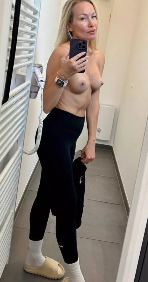 Selfie time from the dressing room