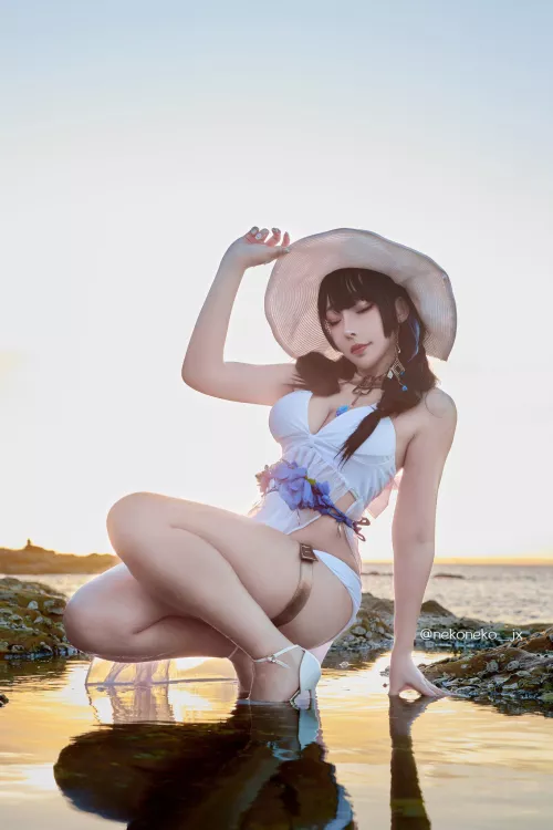 Summer time with Mary cosplay by NekonekoJX [Nikke]
