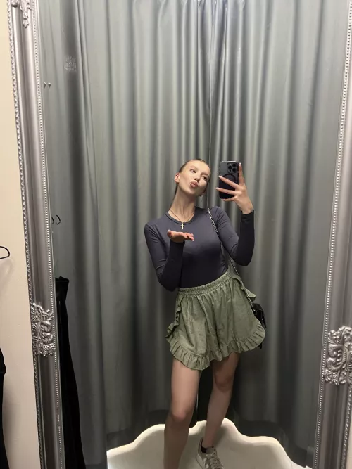 There's nothing under my skirt