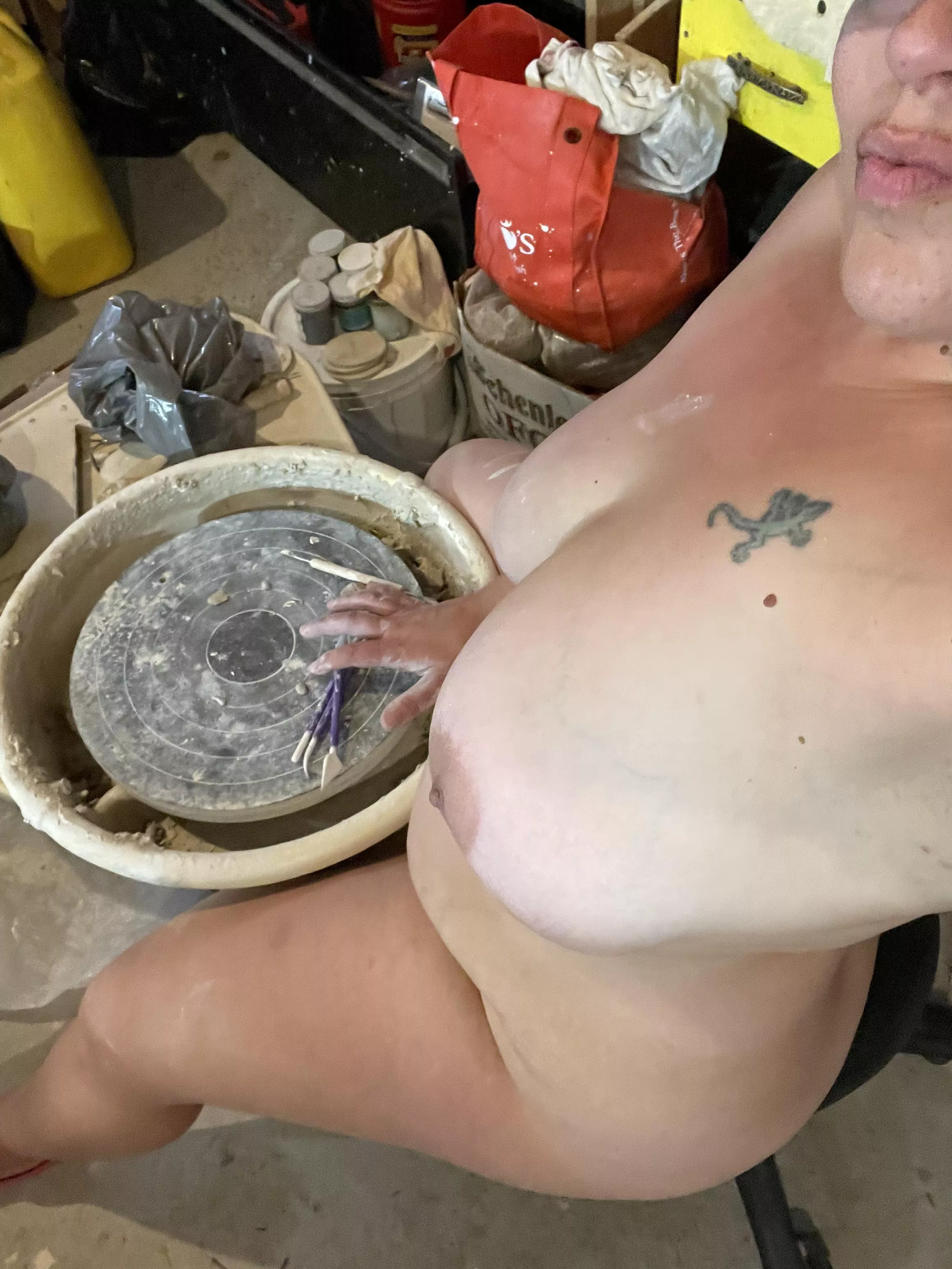 Too hot for clothes..