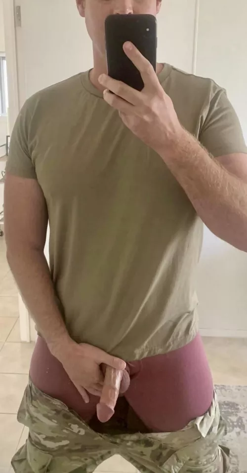 What’s your favorite thing about military men?