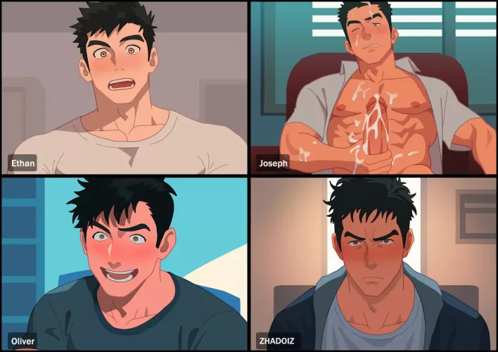 Caught jerking off on a zoom call (By swx147852) 