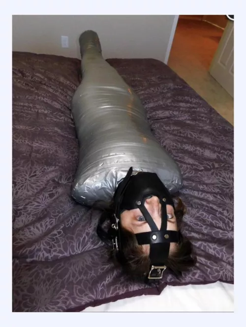 “Don’t hou ‘Mmpph!’ at me, Little Missy. You know the punishment for backtalk.”