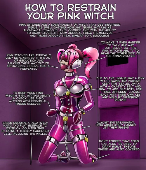 How to restrain your pink witch