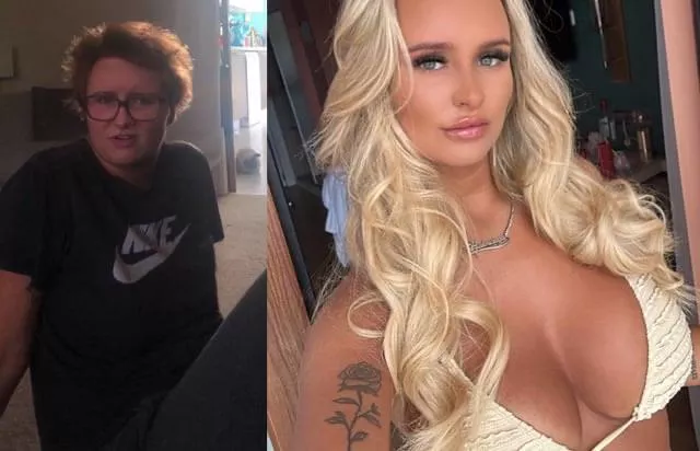 I went from flat chest boy to boobzilla 🤣