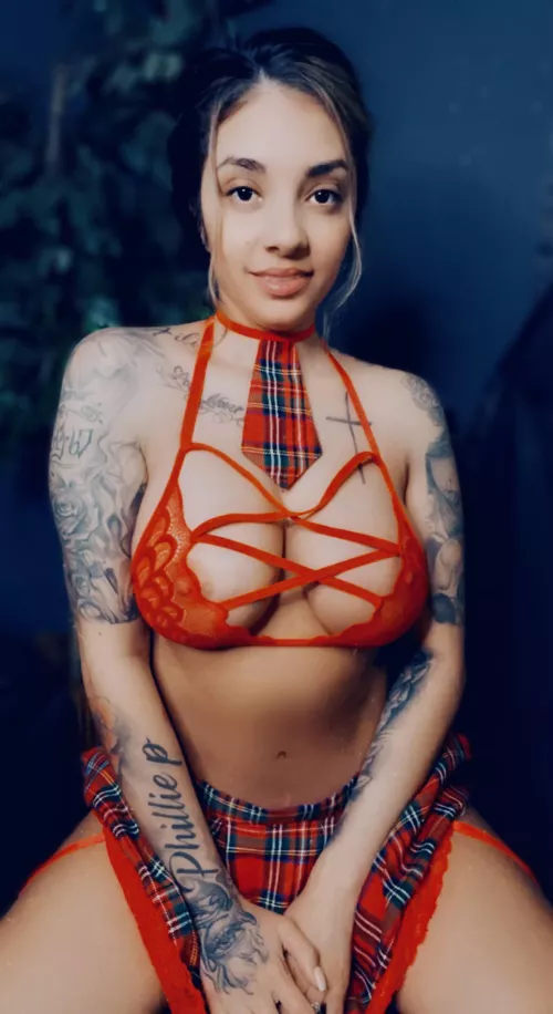 I'll be the schoolgirl, you be the teacher 