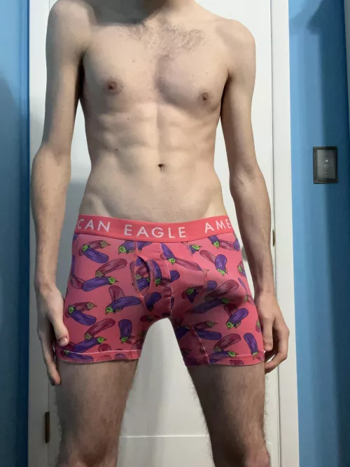 I’m not too subtle with my underwear these days.