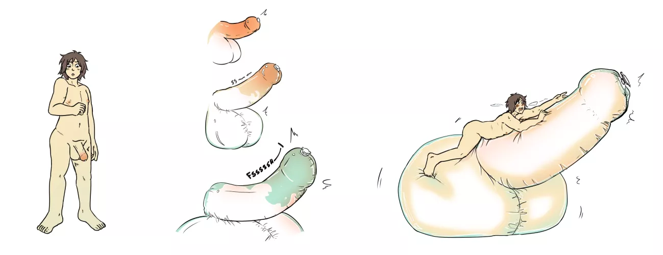 inflatable hyper dick commission for pikachufan163 by paradiseplum