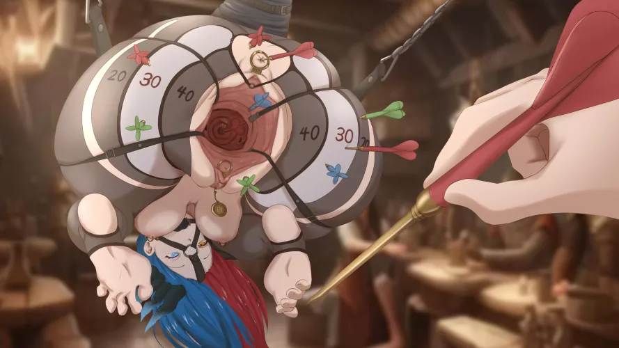 Never thought I'd want to be a dartboard, but here we are.