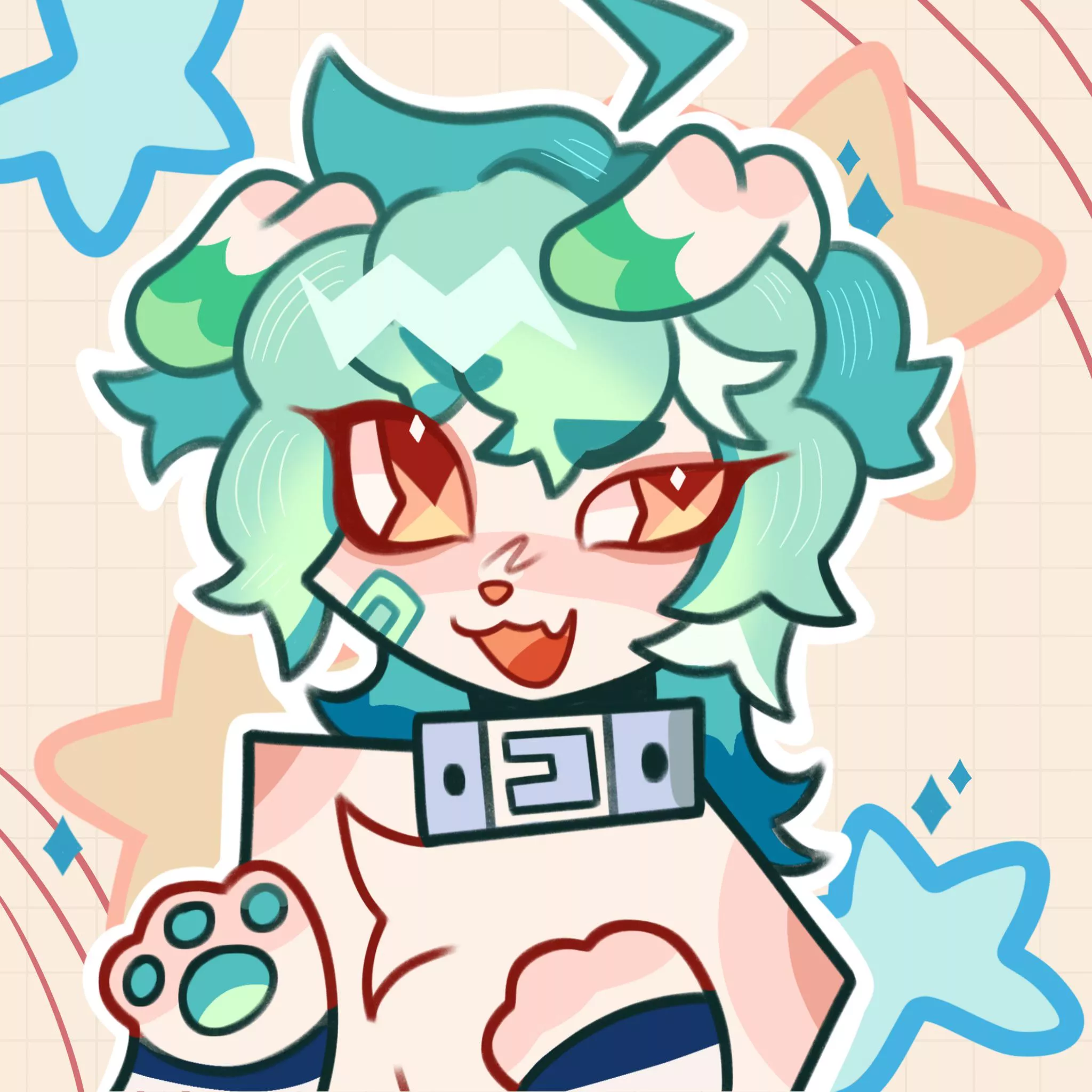 new pfp! art by me :3