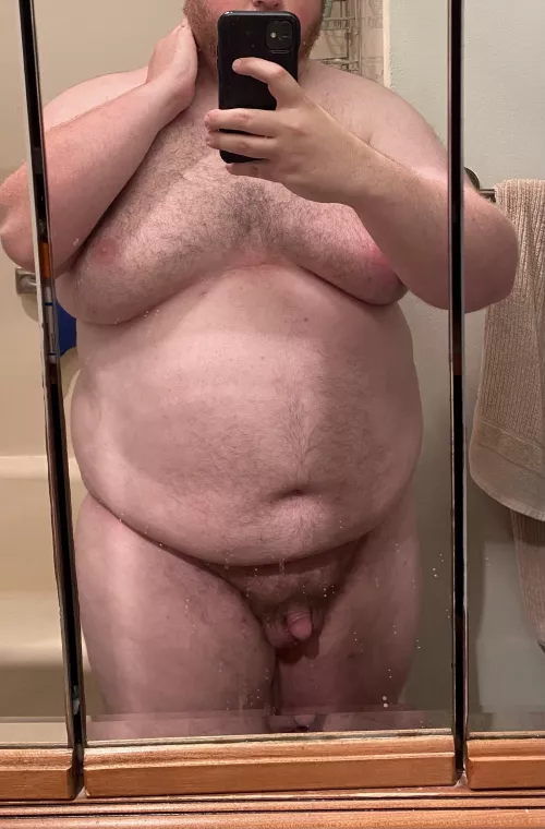 Pre-shower pic for y’all
