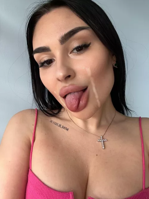 The face watered and now a portion of yummy on the tongue