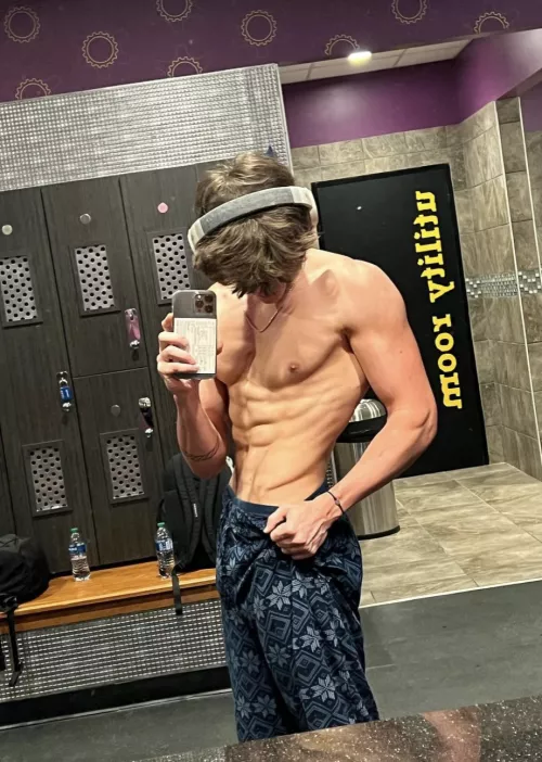 Walking around with a hard on