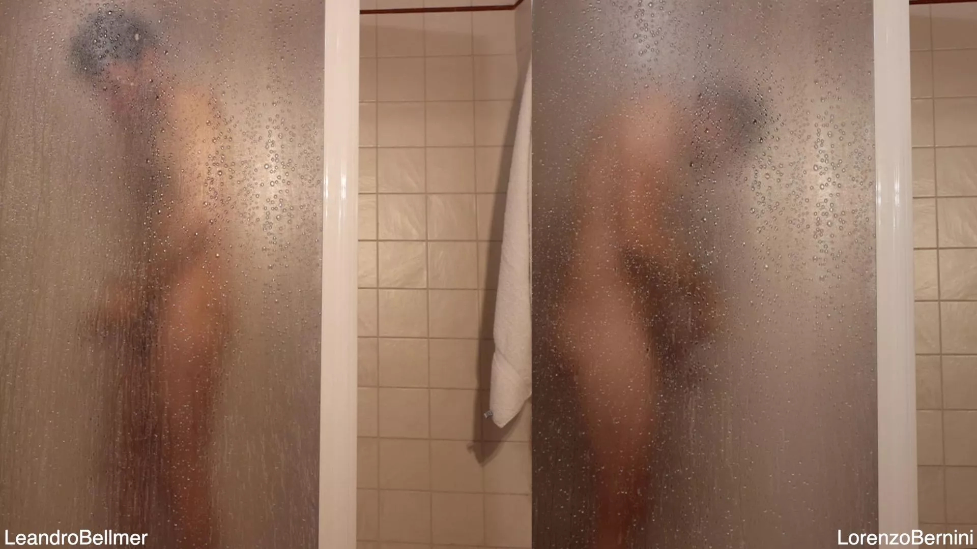 We both needed a shower after a good fucking session because we were covered in sweat and cum 🚿😁