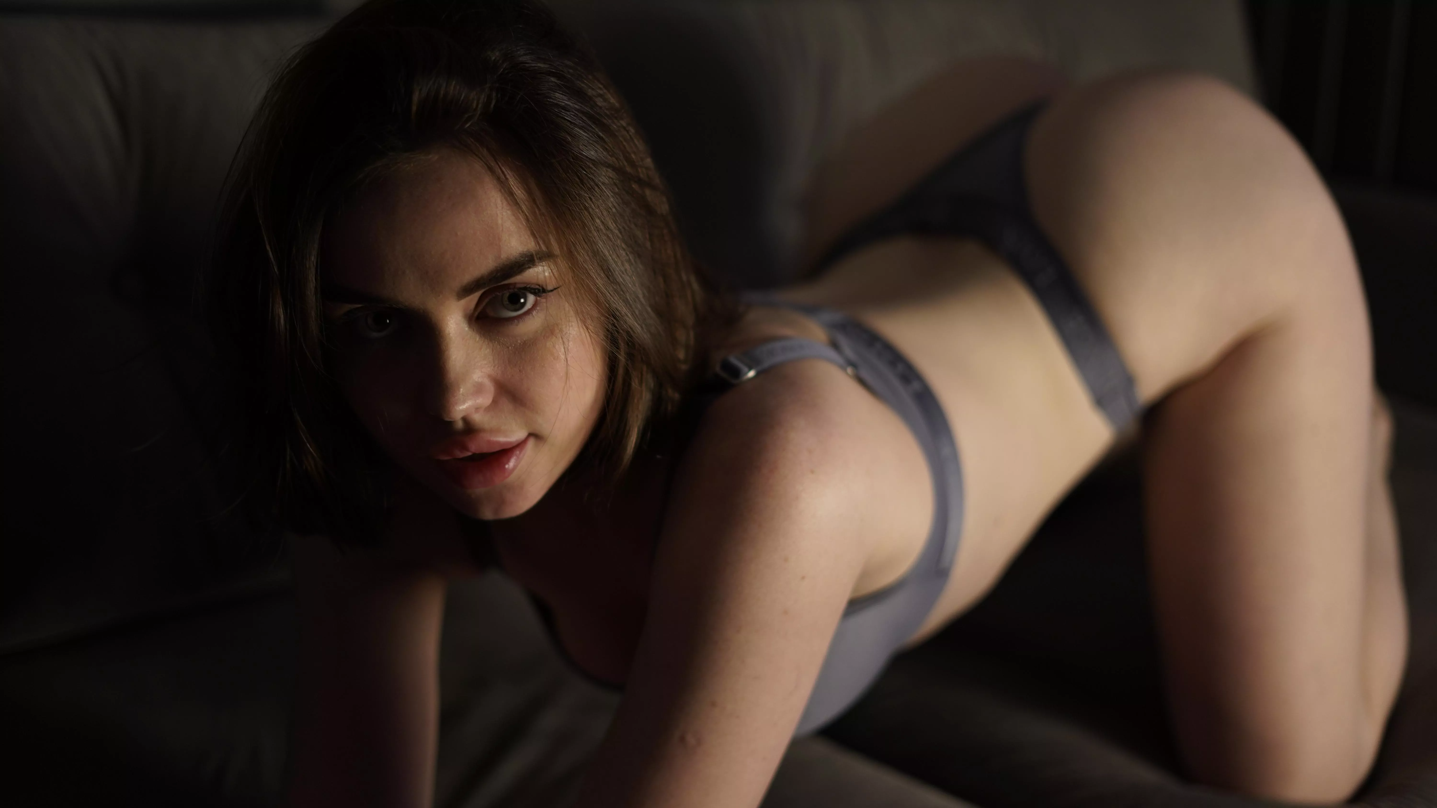 Would you take me doggy while my parents are next door? (F20)