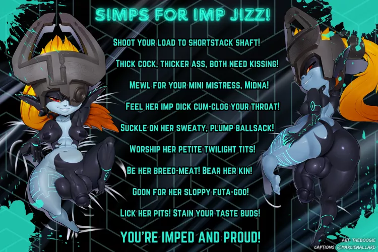 You've been IMPED!~ [Futanari] [Shortstack] [Gooning Encouragement] [Goon Post] [Credits in Caption] [Fantasy Raceplay]