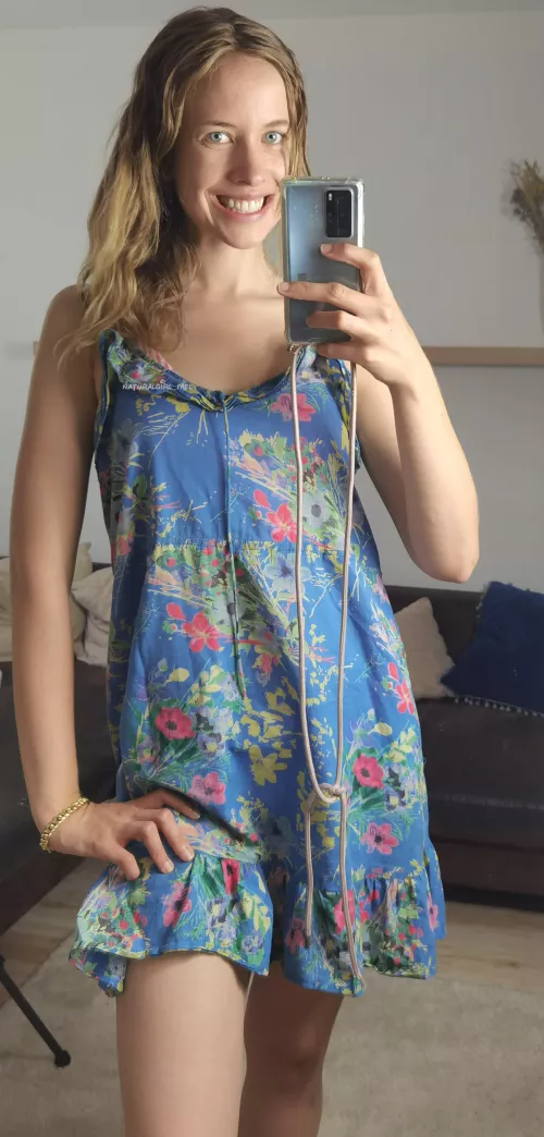 Come and help me out of my blue sundress