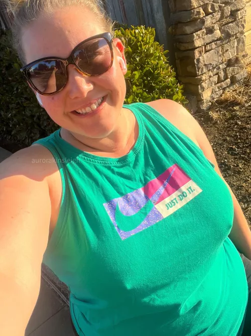 Forgot my bra… whoops