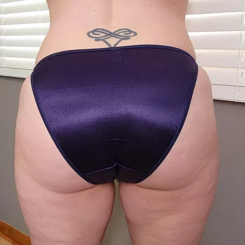 Just some purple satins. 