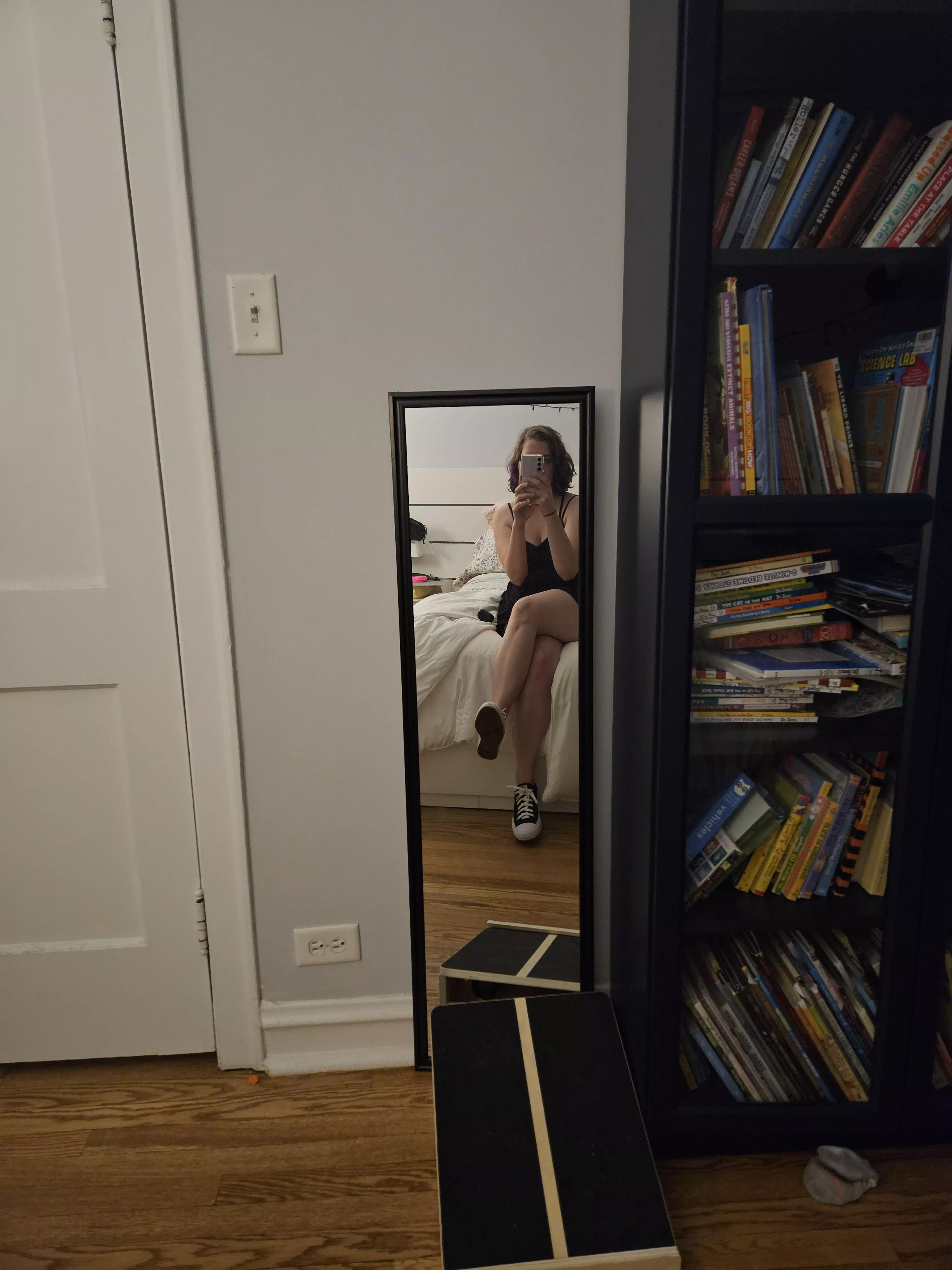 New Chucks, new dress, ready for a hot summer night