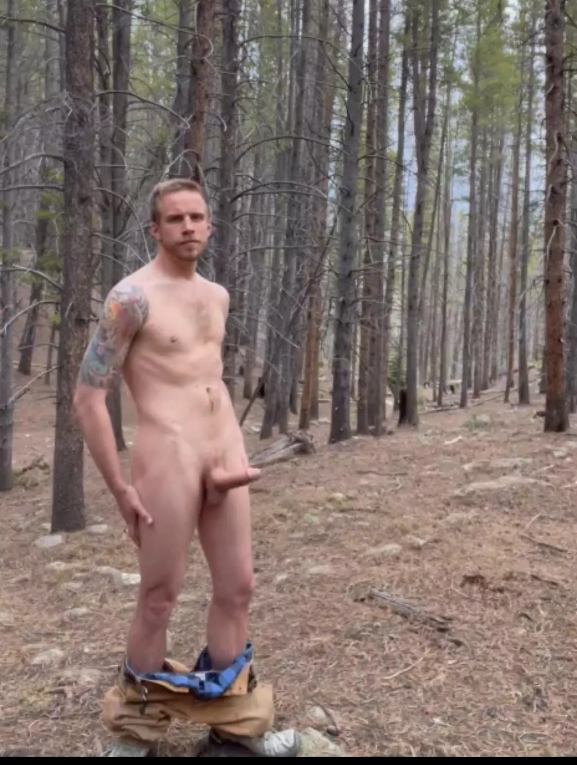 Oh no my pants fell down