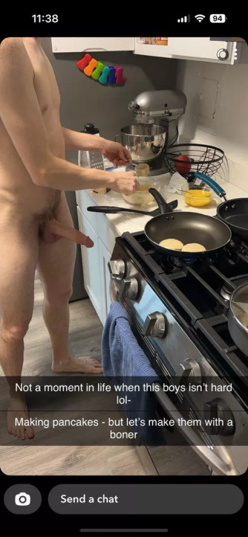 Roomie served me breakfast with a side of sausage