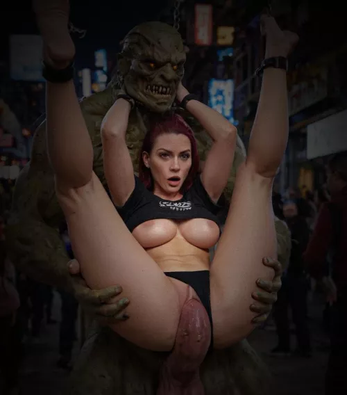 Strung and destroyed 